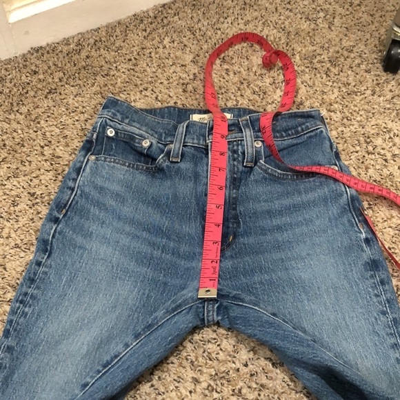 Madewell The Perfect Vintage Jeans Size 23 Distressed Blue Denim - Picture 5 of 12